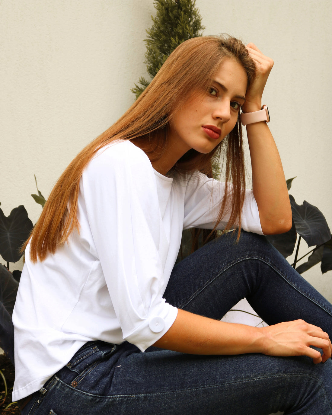 Blusa Con Botón En Puño