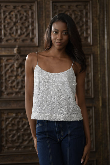 Blusa en lentejuelas