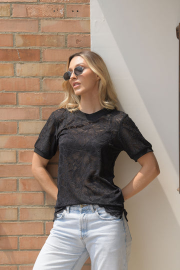 Blusa encaje